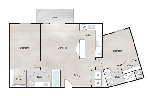 I Floor Plan at The Retreat at Steeplechase, Houston, Texas